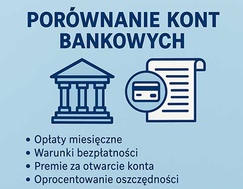 Porównanie kont osobistych w polskich bankach – kwiecień 2025